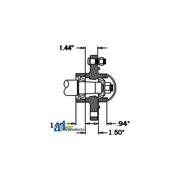 Hub & Spindle Assy. (6 Stud) 21" x6" x5"
